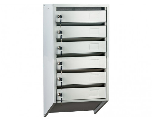 Многоквартирные почтовые ящики ПРАКТИК PB-6C KL